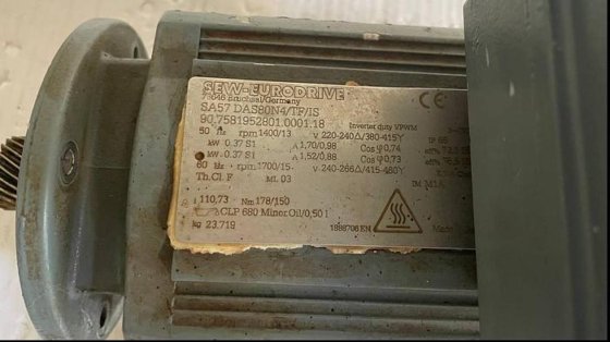 SEW-EURODRIVE SA57 DAS80N4/TF/IS Unverter duty VPWM (photo 1 of 4)