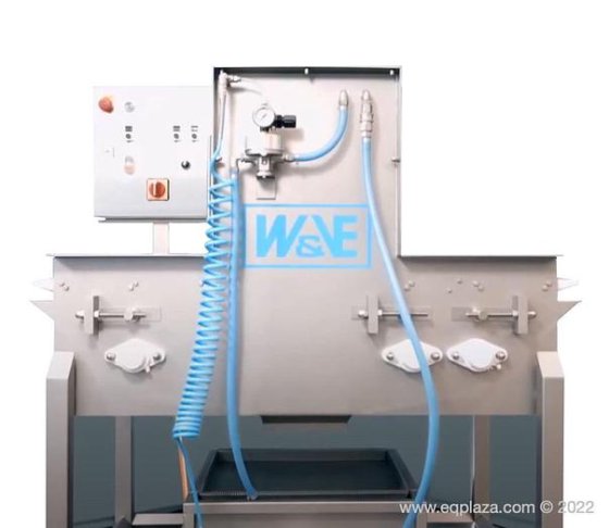 Equipment for applying of egg melange and glaze (photo 1 sur 6)