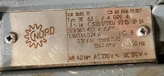 NORD 3 ∼ N SK 63 L/ 4 BRE 4L C30517110/9215 ( 02-63 L/4 BR E4) (photo 1 sur 4)