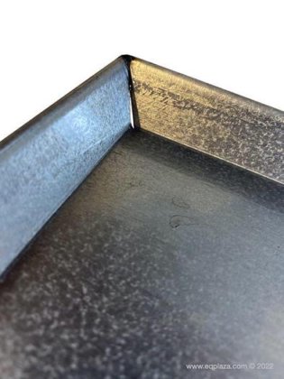 Aluminized baking tray, size: 600x400x10 mm (photo 1 sur 3)