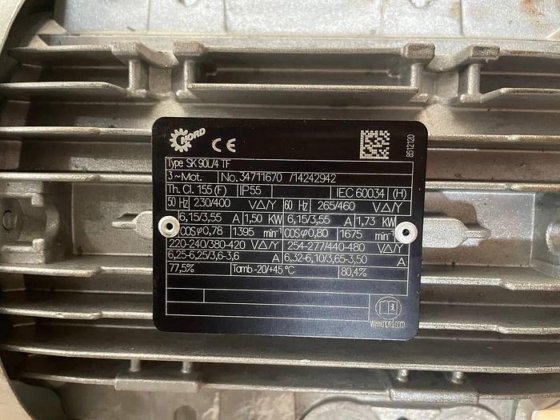 NORD 3 ∼ Mot IEC 60034 SK90L/4 TF 34711670/14242942 (Foto 1 von 5)