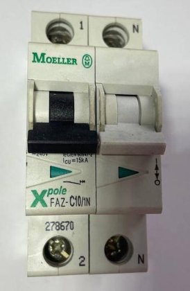 Moeller (Eaton) FAZ-C10/1N Circuit Breaker (Foto 1 von 6)