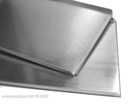 Aluminized baking tray, size: 800x600x25 mm (photo 1 of 1)